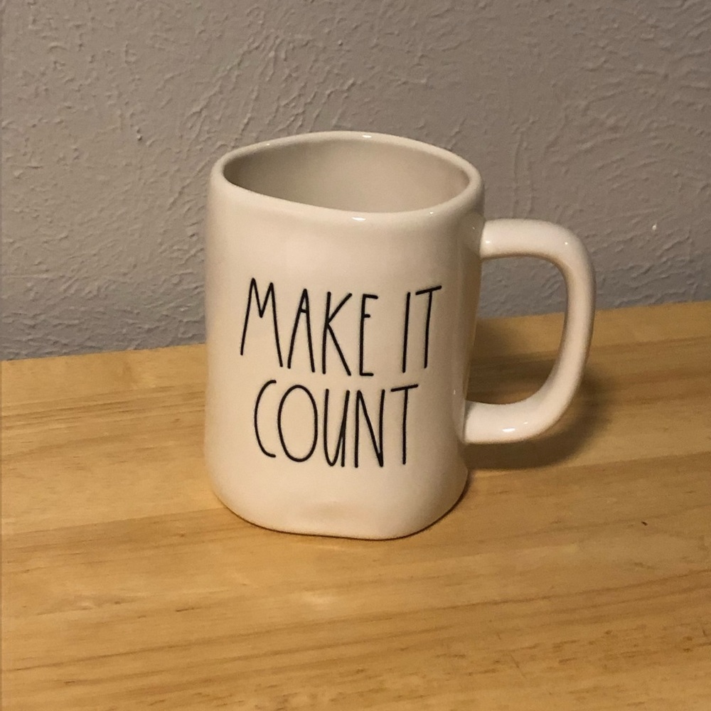 Rae Dunn Make It Count mug